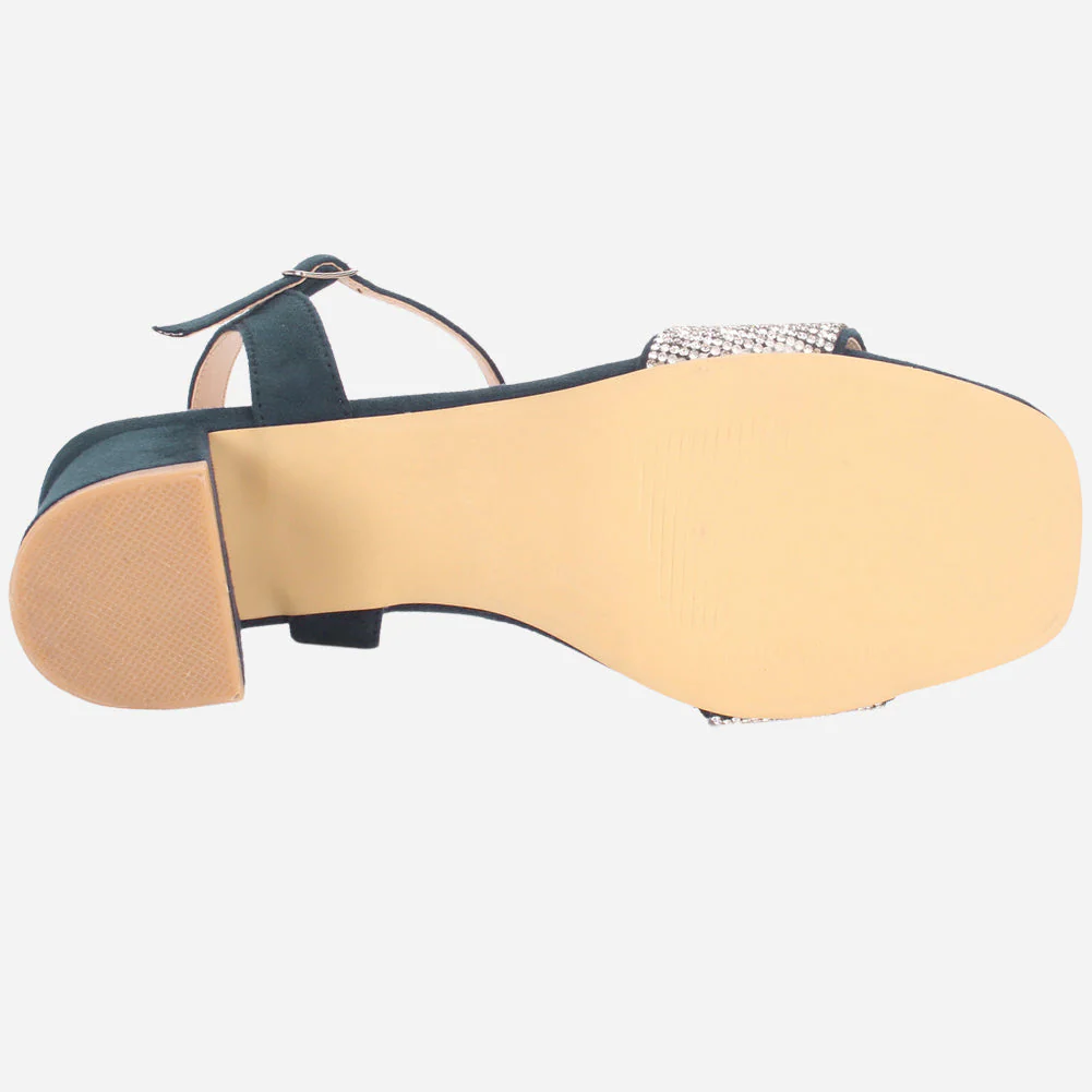 Womens "ELIA" Decorated Evening Party Sandals - Image 5