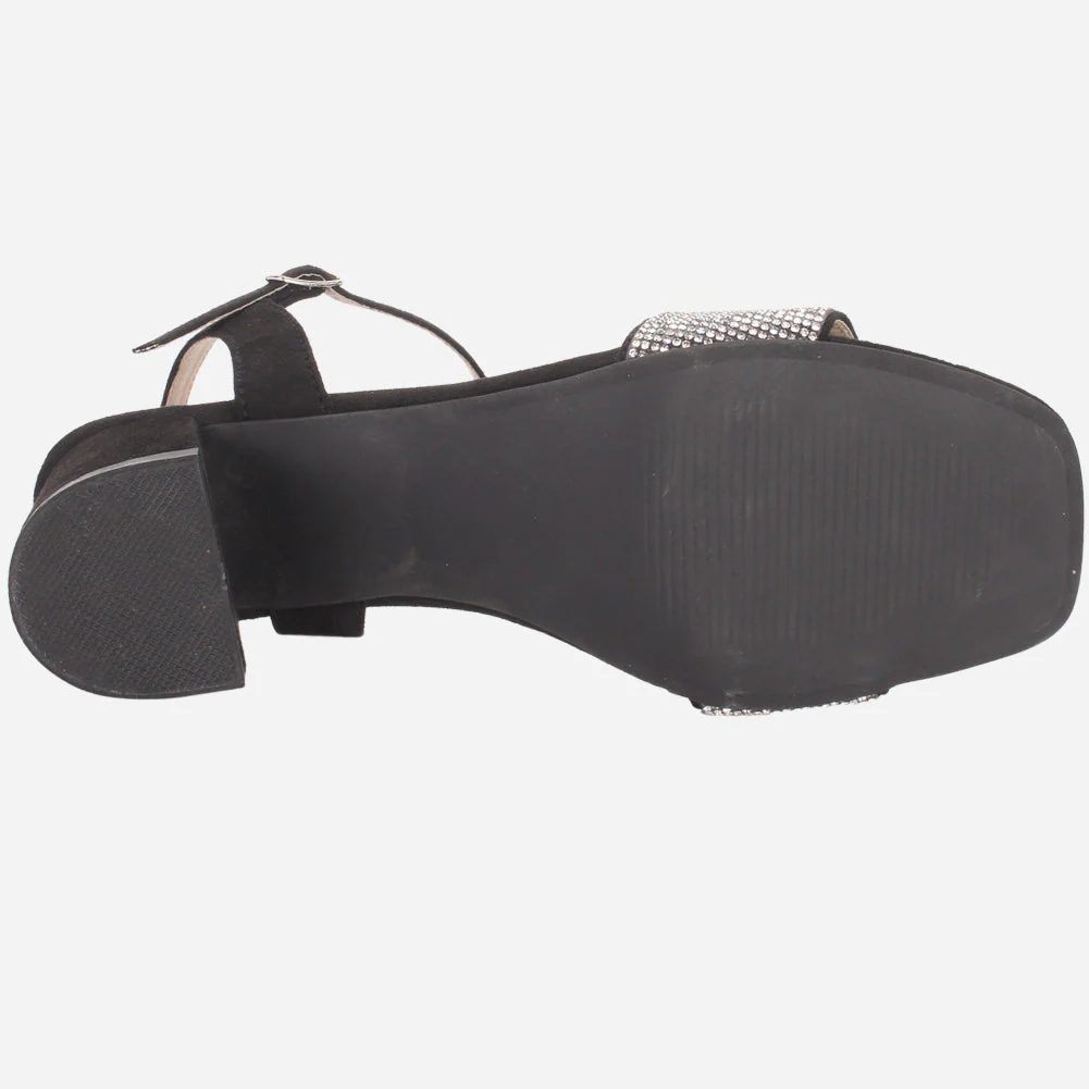 Womens "ELIA" Decorated Evening Party Sandals - Image 5