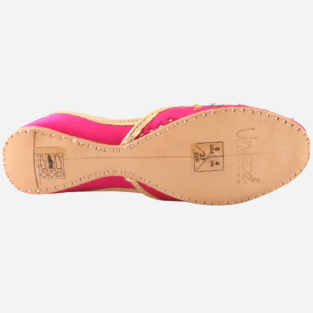 Womens "ELLY"Decorated Flats Indian Khussa - Image 5