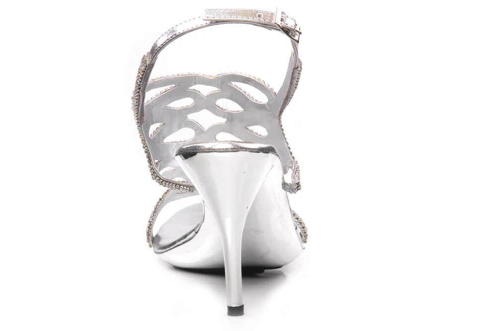 Womens Embellished High Heel Sandals - Image 2