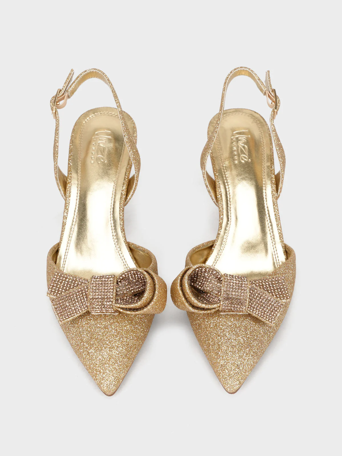 Womens "ENKAI" Pointy Toe Back Strap Sandals - Image 5