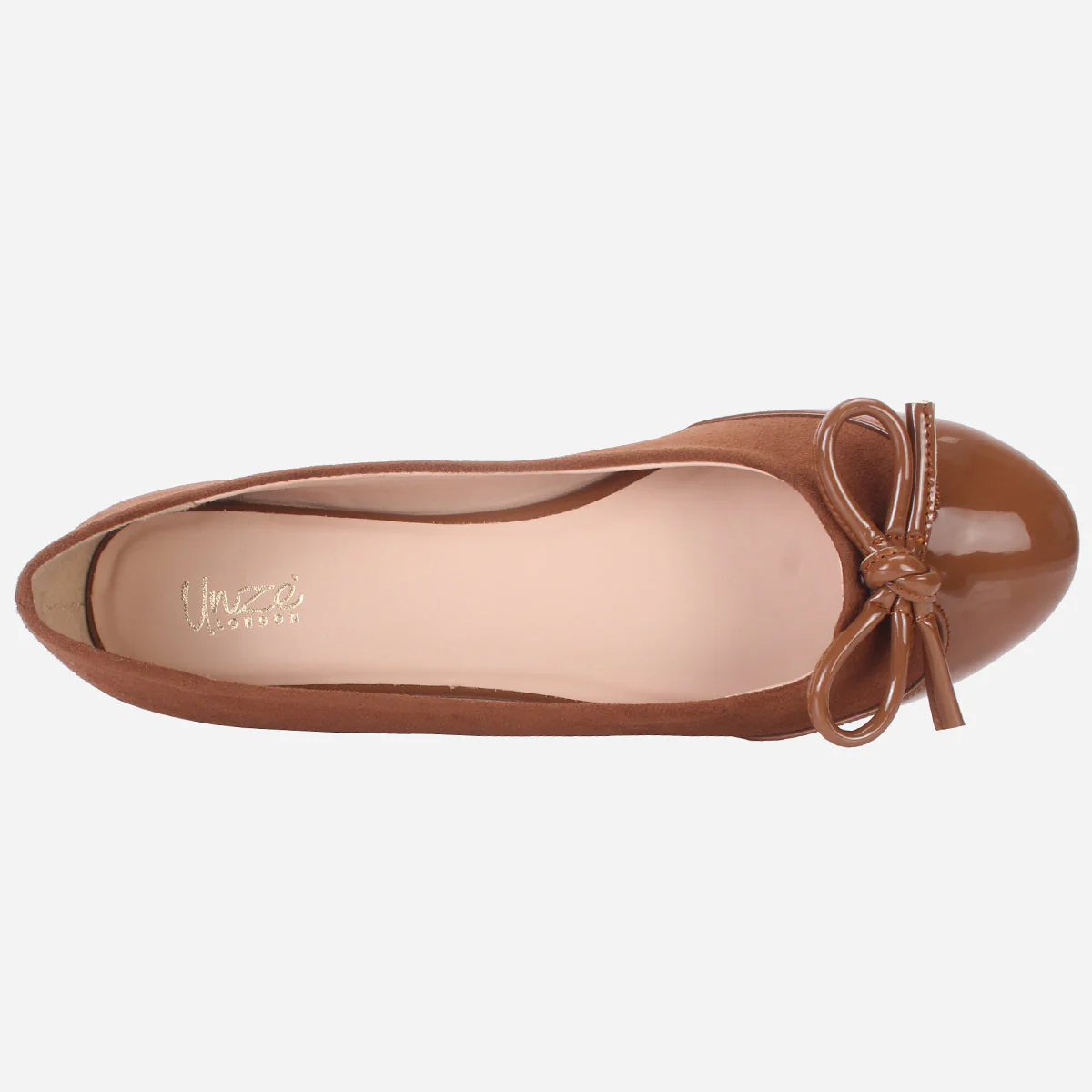 Womens "ERMEN" Rounded Toe Flat Shoes - Image 4
