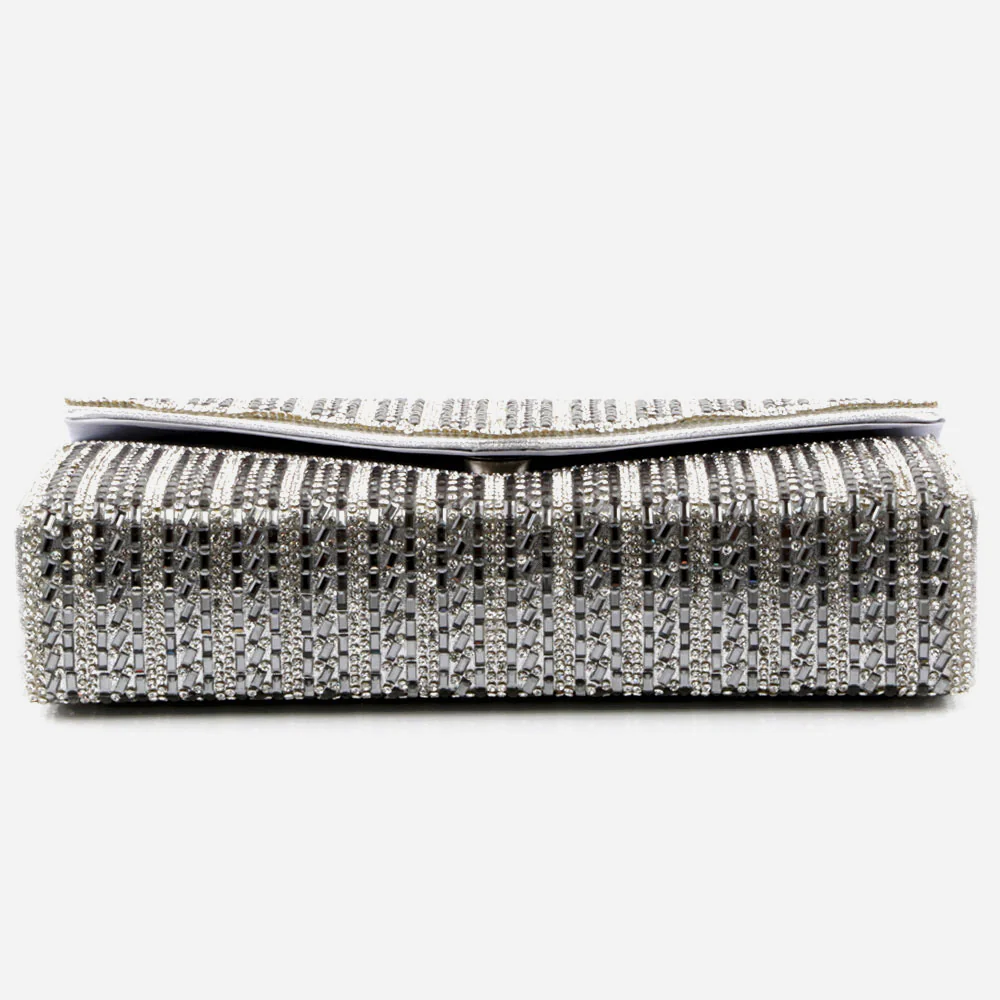Womens Evening Clutch Bag Wedding Handbag Prom Purse Sparkly Bridal Party Bags Diamante Birthday Gifts for Her - Image 2