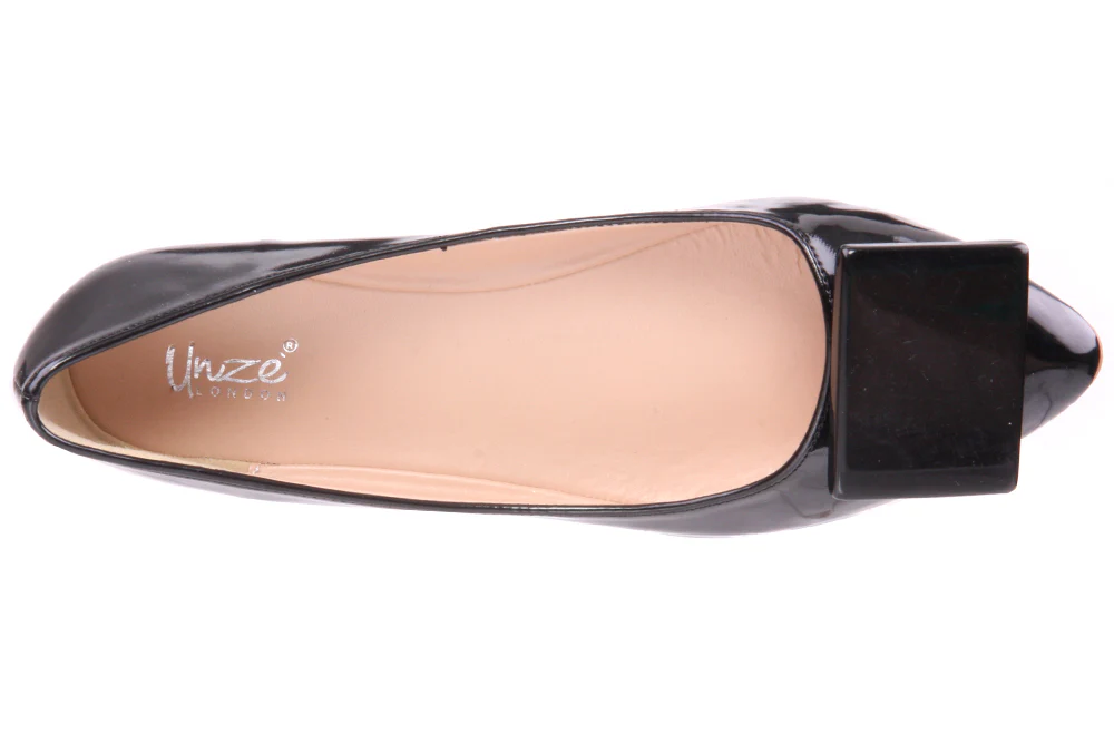 Womens Fashion Flat Pumps with Bow - Image 4