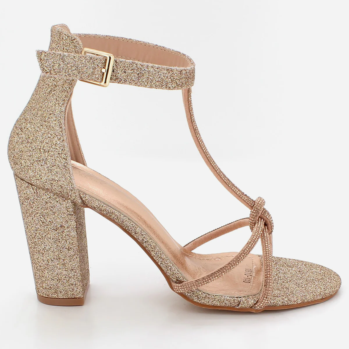 Womens "FEIONA" Decorated Strappy Evening Sandals - Image 2