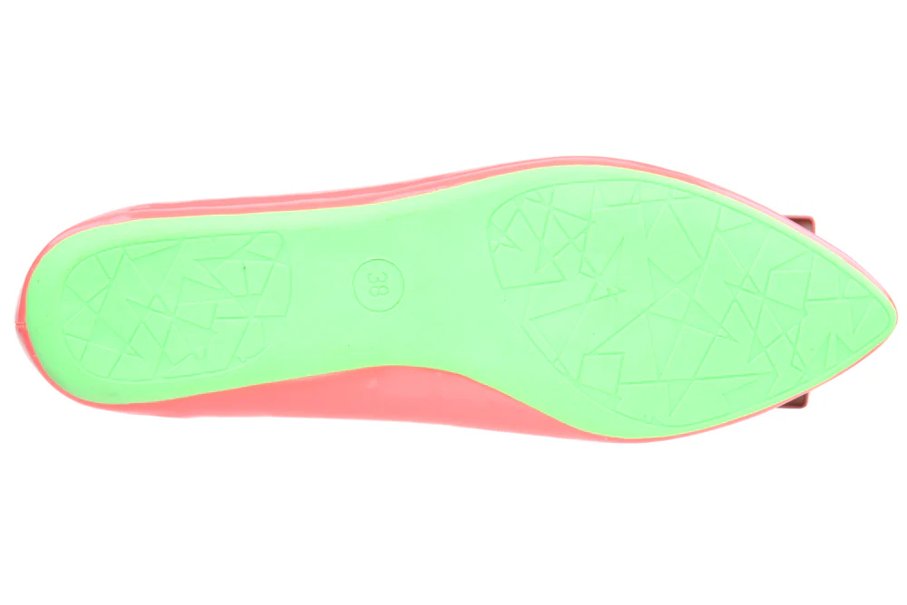 Womens Flat Pumps 'Andromeda' with Bow - Image 5