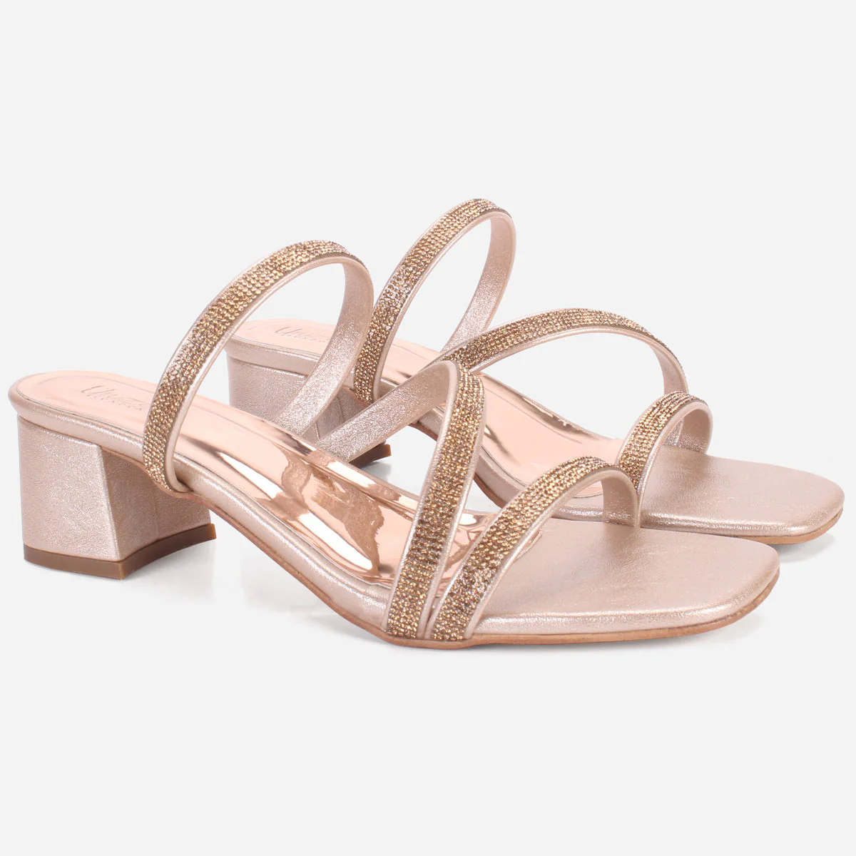 Women's "FLORIDA" Crystals Adorns Party Sandals - Image 2