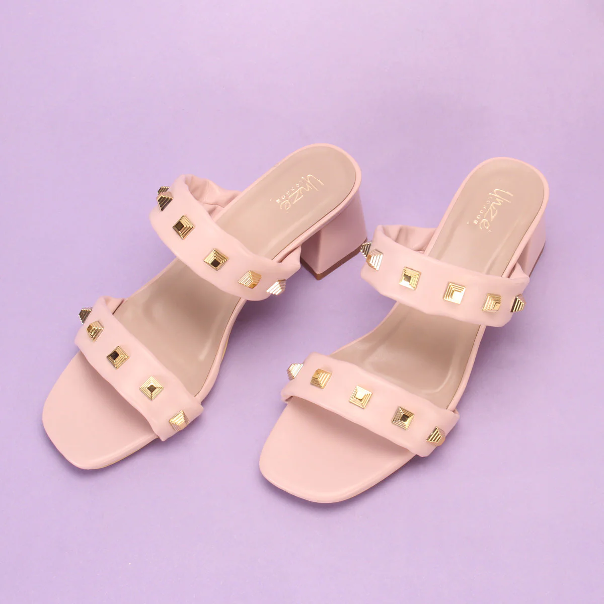Womens "GALA"Fancy Stud Detailing Sandals - Image 6