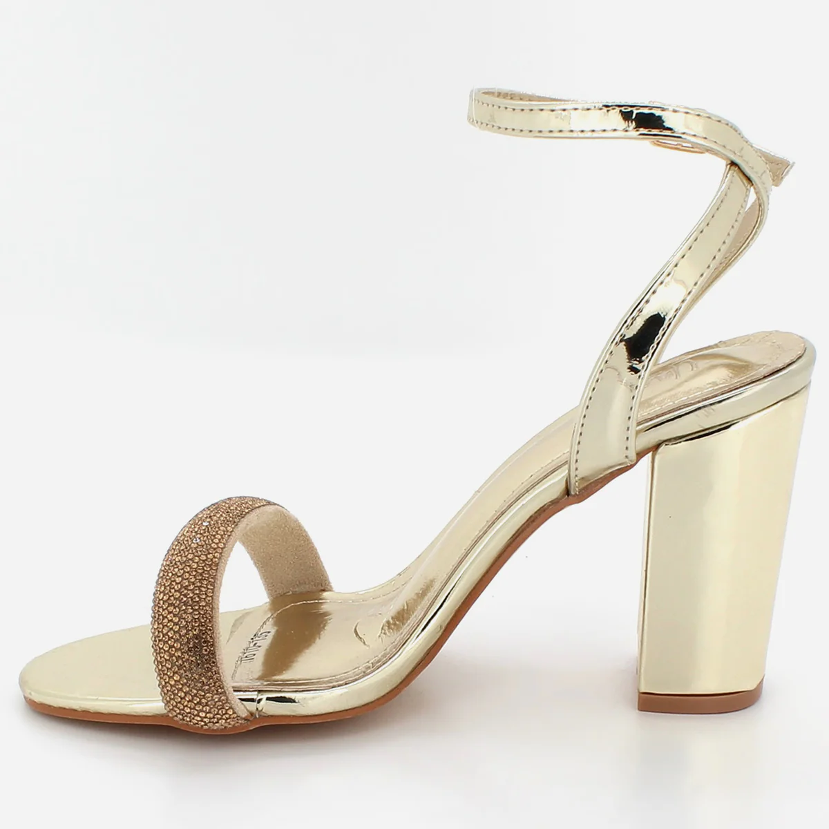 Womens "GHORIA" Shimmery Evening Sandals - Image 4