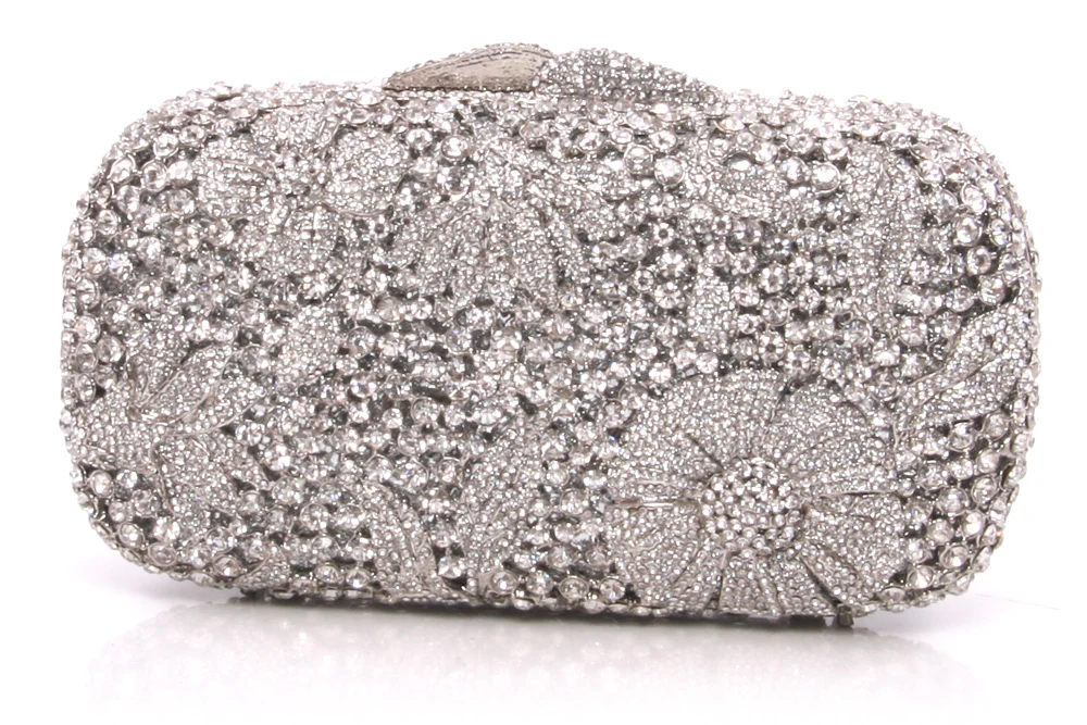Womens Gorgeous Rhinestones Party Clutch - Image 2