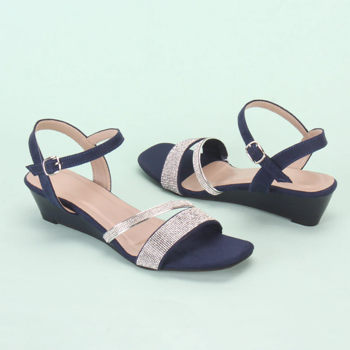 Womens "GUANA" Wedge Heel Sandals - Image 6