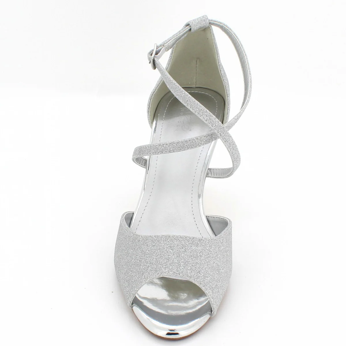 Women's "HARMONY" Glitter Peep Toe Sandals - Image 2