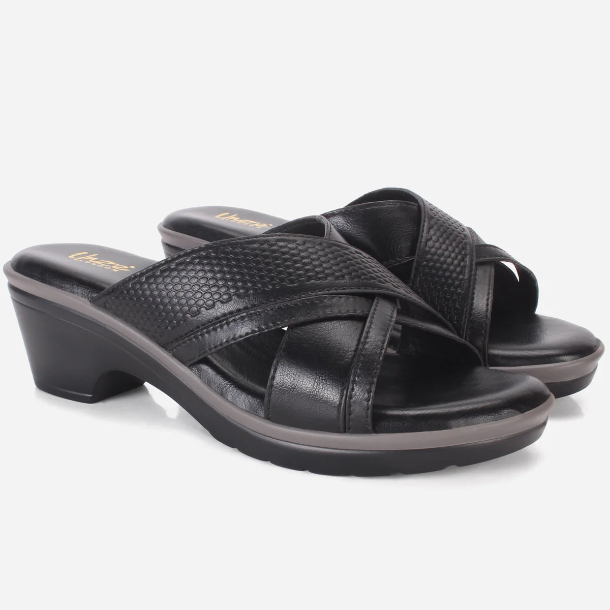 Womens "HERMINIA" Crisscross Strap Comfy Summer Slippers - Image 2