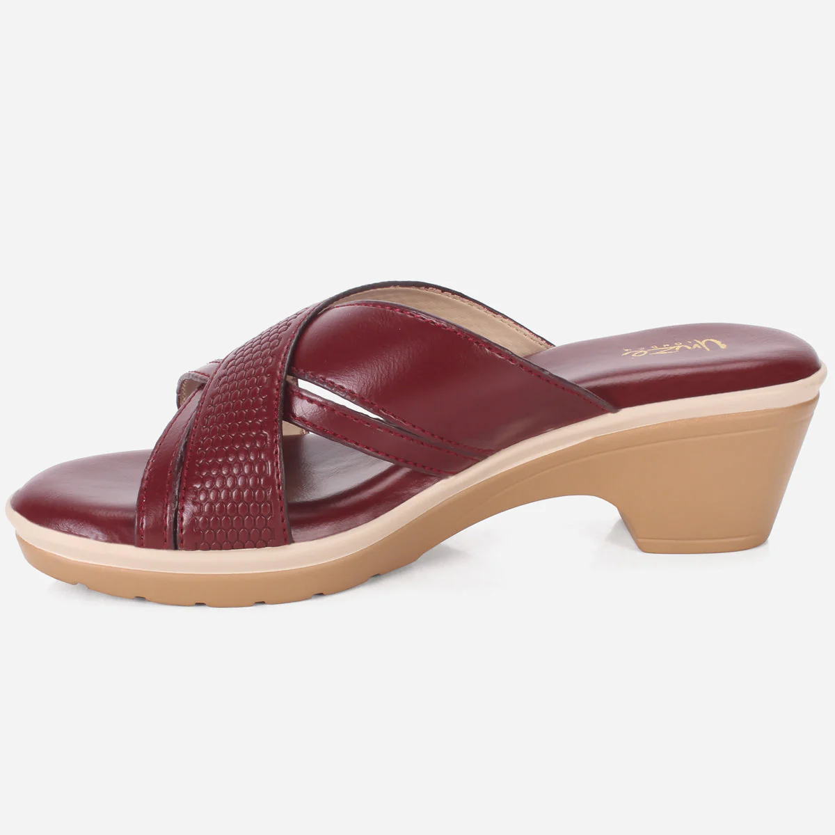 Womens "HERMINIA" Crisscross Strap Comfy Summer Slippers - Image 3