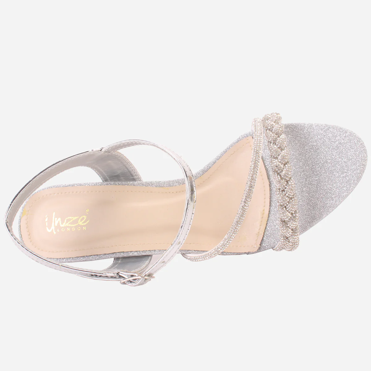Womens "HOPPE" Decorated Evening Sandals - Image 4