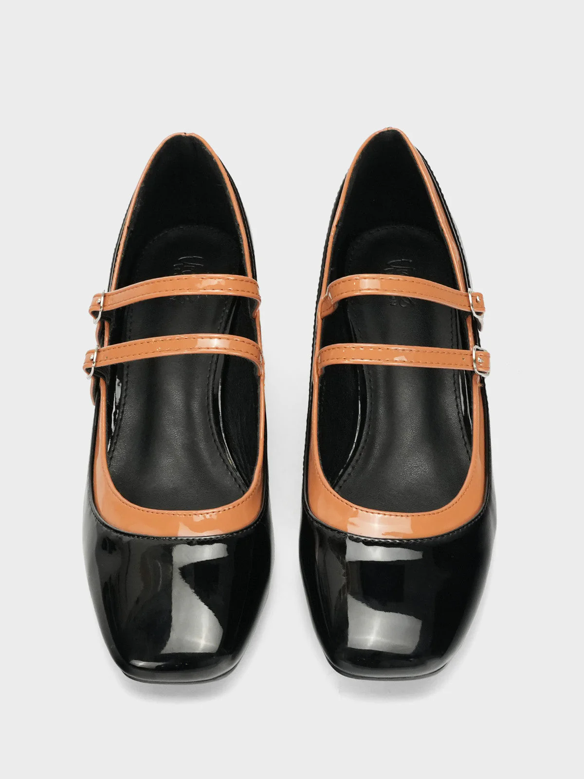 Women's "HOTEP" Dual Strap Block Heel Courts - Image 5