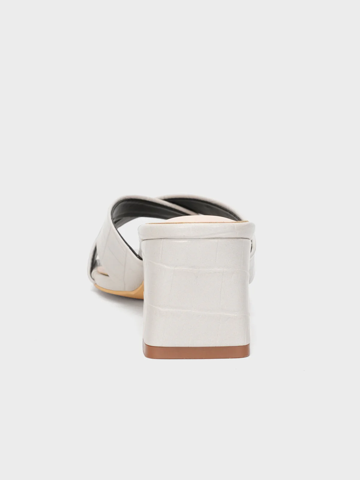 Womens "HYPNOS" Crossover Heel Sandals - Image 3