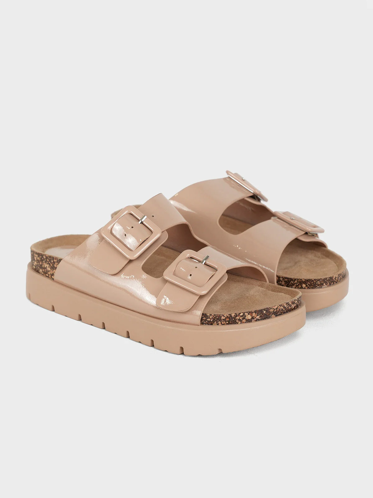 Women's "WAIOLA" Buckled Open Toe Slippers UK Size 3-8 - Image 2
