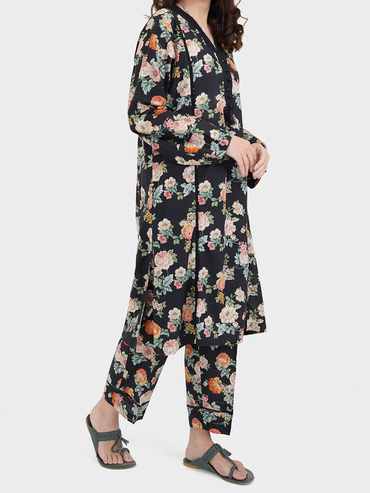 "IOANE" Printed Two Piece Suit - Image 2