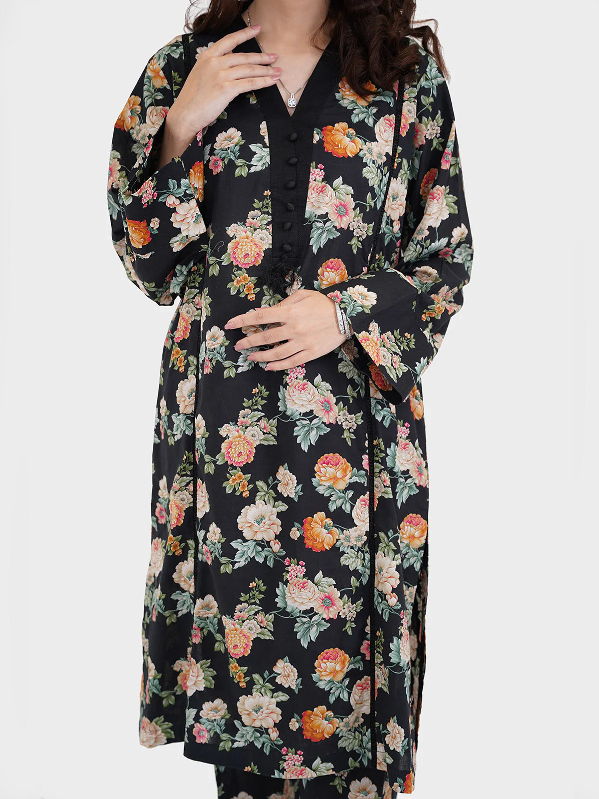 "IOANE" Printed Two Piece Suit - Image 4