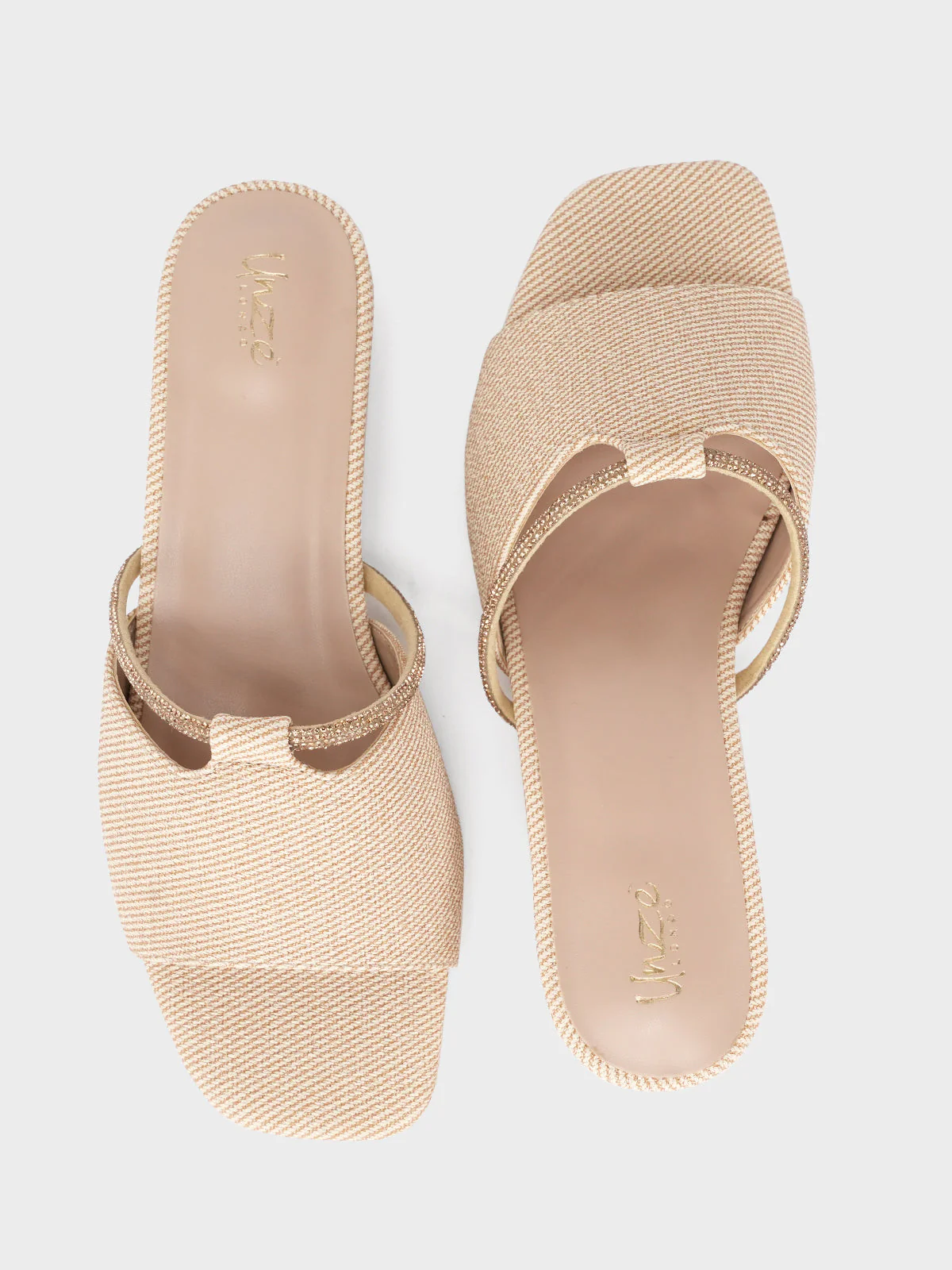 Womens "ITALIA" Stylish Block Heel Slipper - Image 5