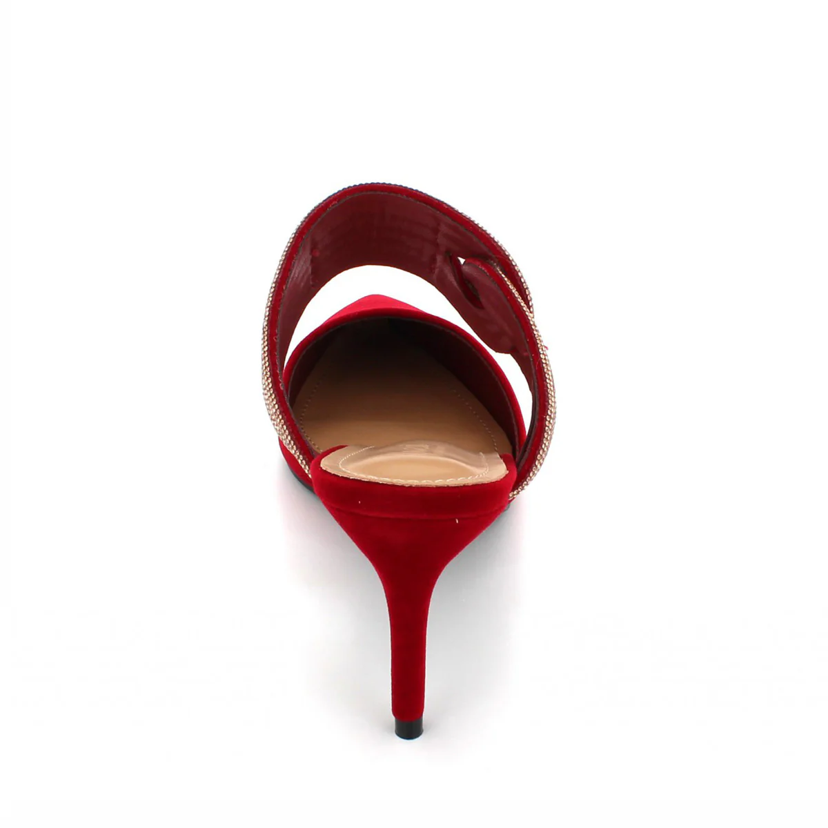 Womens "IXIA" Embellished Pointy Toe Sandals - Image 4