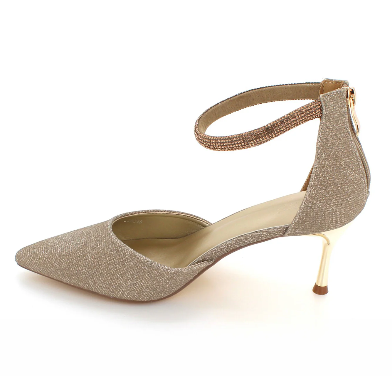 Women's "JACINTA" Glitter Pointy Toe Sandals - Image 3