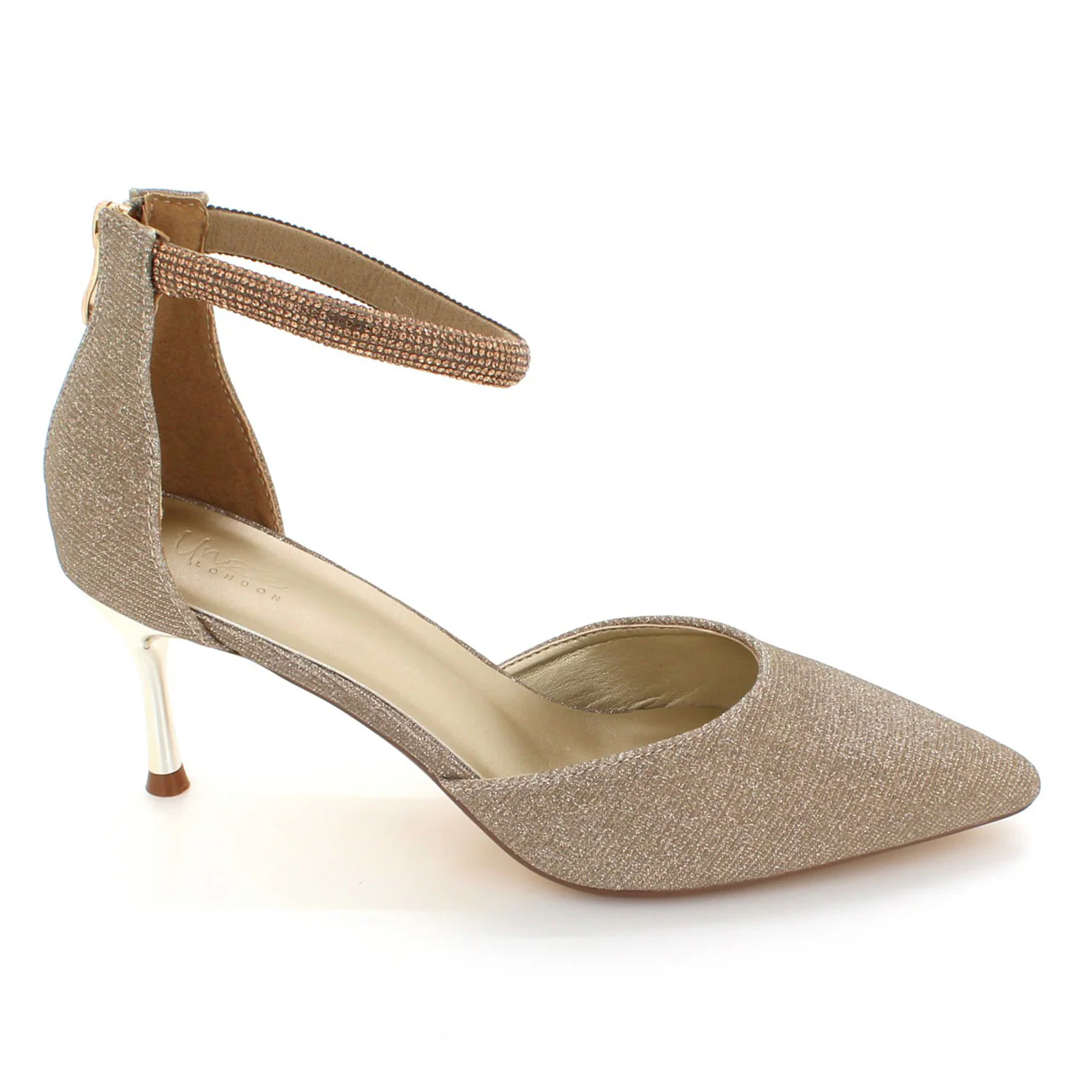 Women's "JACINTA" Glitter Pointy Toe Sandals - Image 5