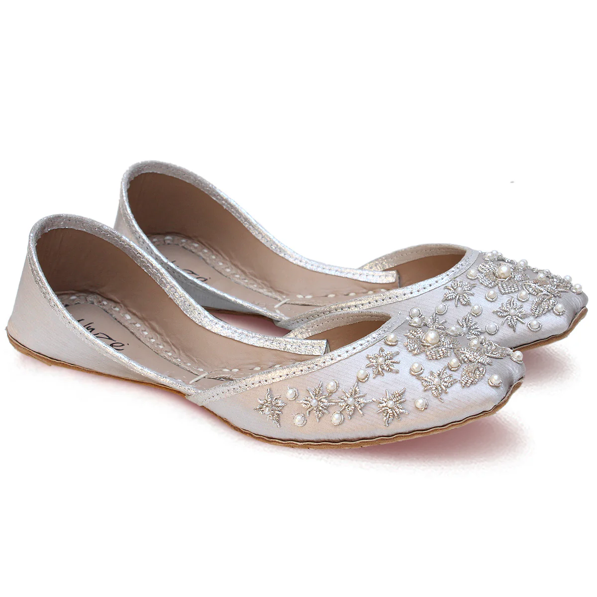 Womens "JAEBA" Pearl Detailing Khussa - Image 2