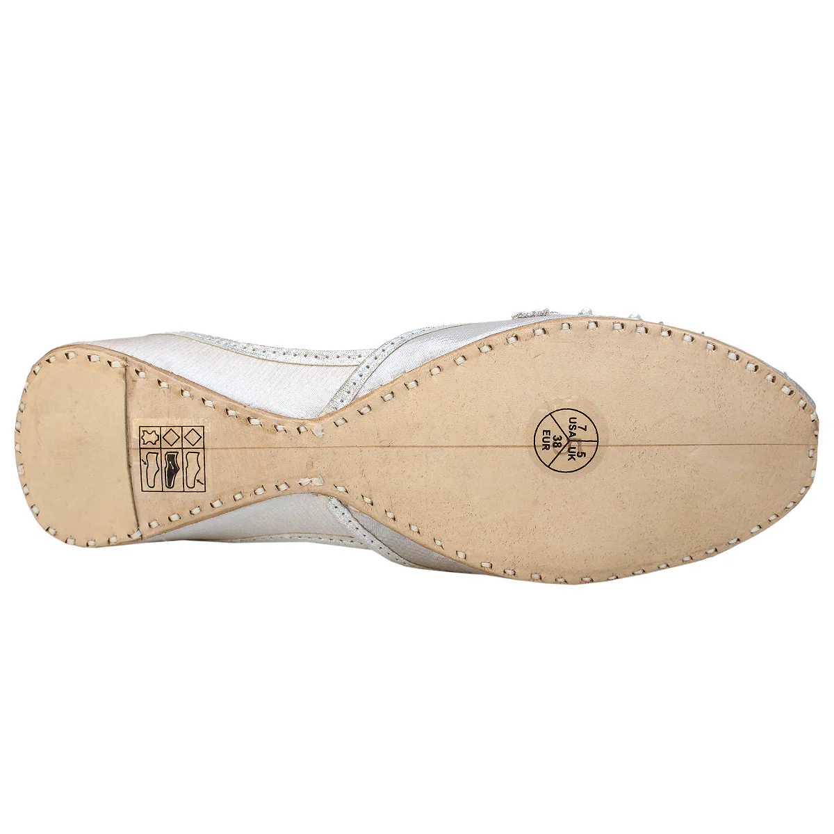 Womens "JAEBA" Pearl Detailing Khussa - Image 5
