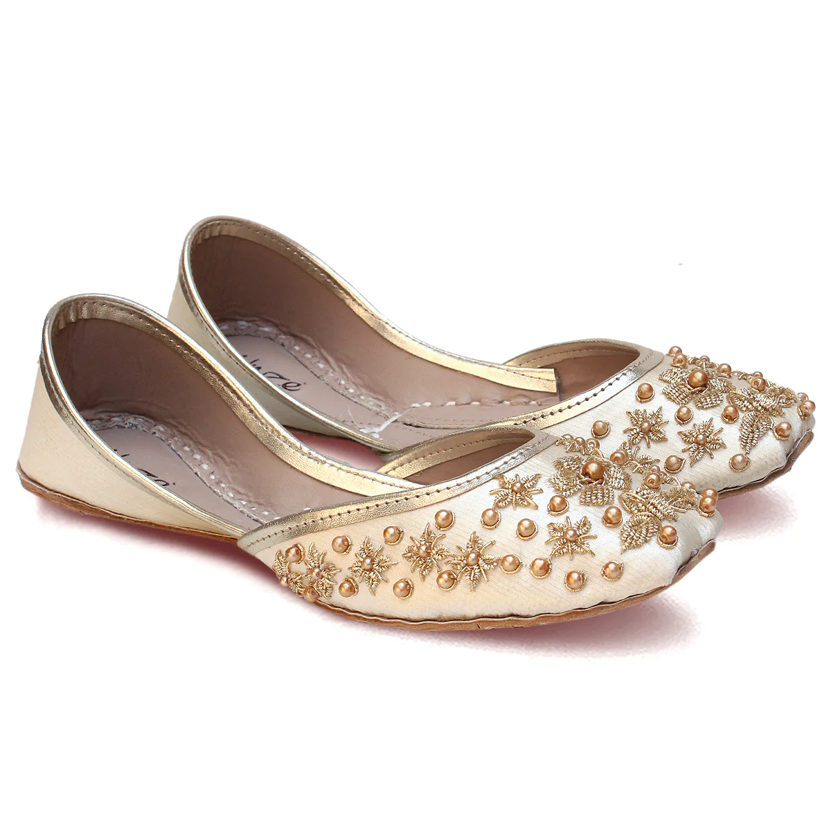 Womens "JAEBA" Pearl Detailing Khussa - Image 2