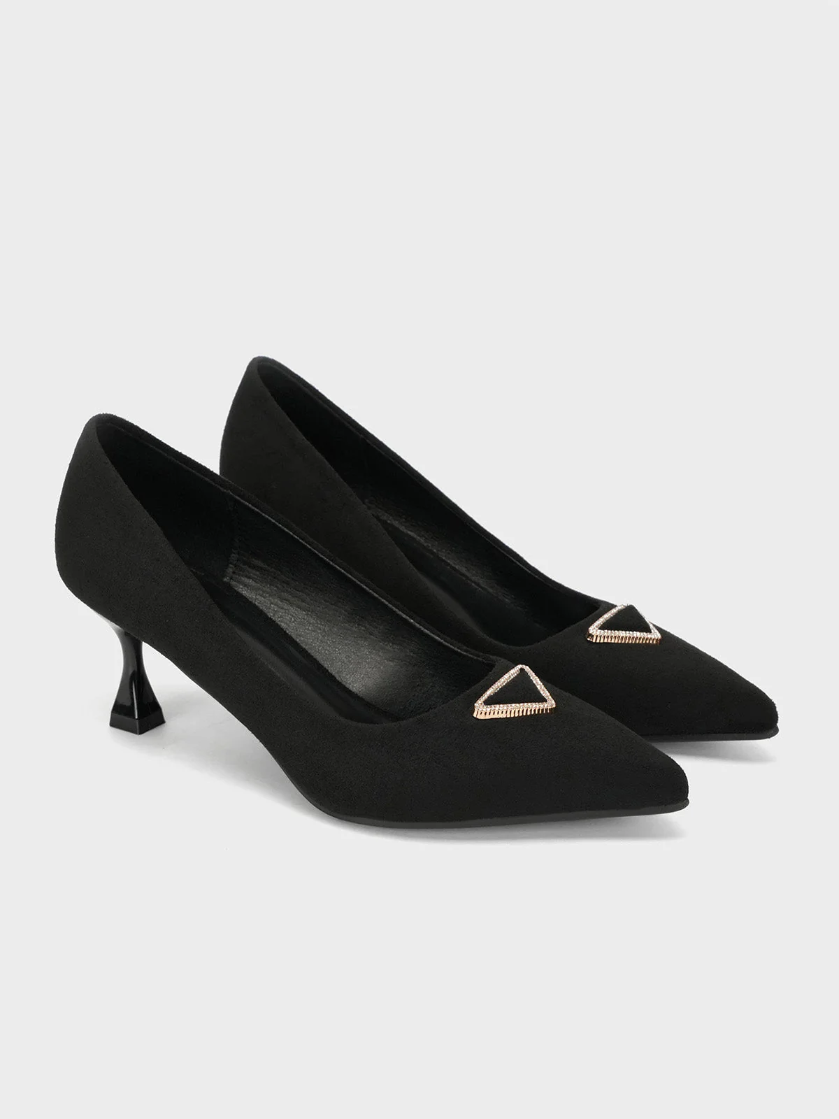 Womens "JALENA" Pointed Toe Comfy Courts - Image 2