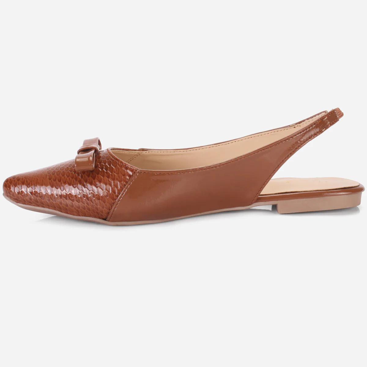 Women's "JIBBA" Pointed Toe Decorated Flat Pumps - Image 3