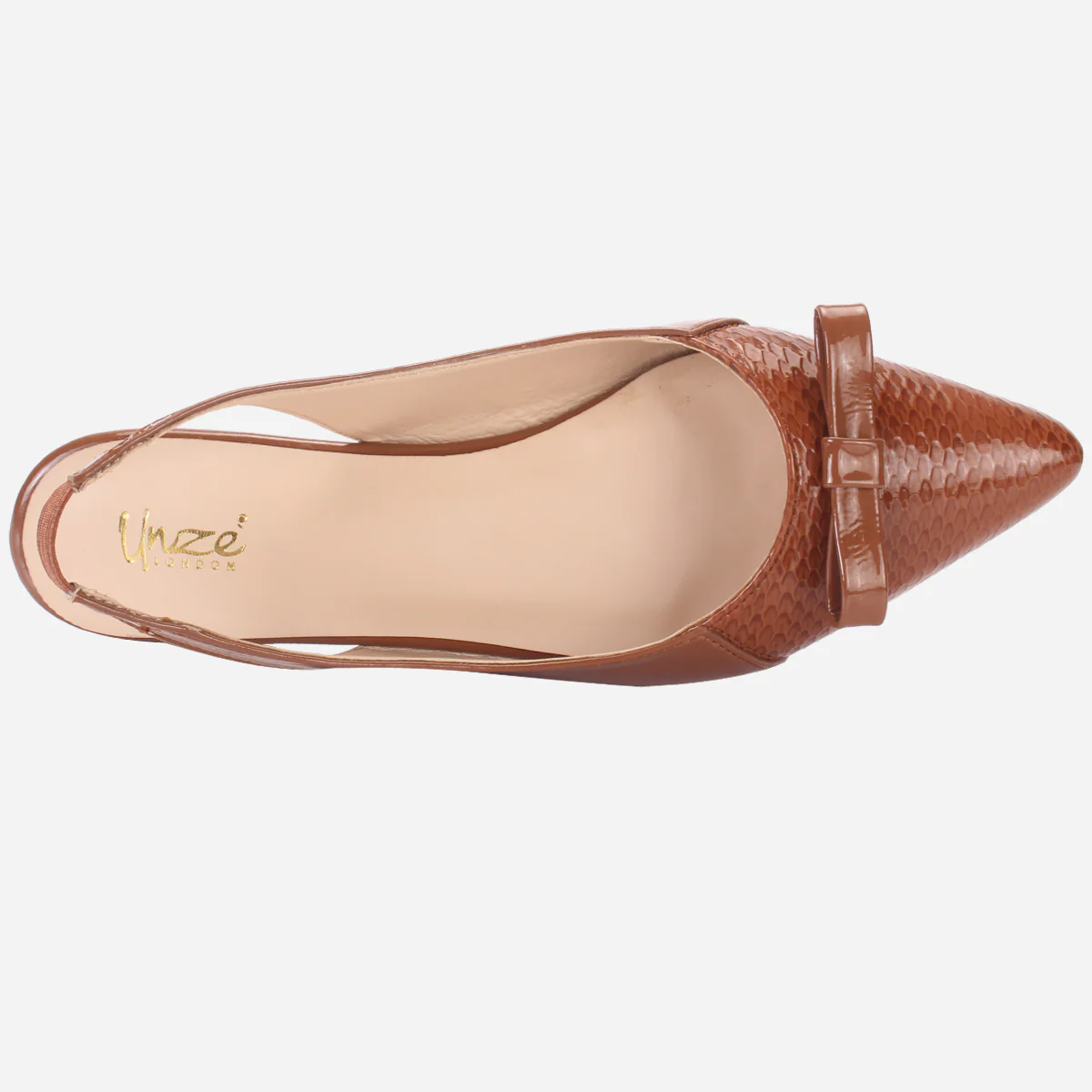 Women's "JIBBA" Pointed Toe Decorated Flat Pumps - Image 4