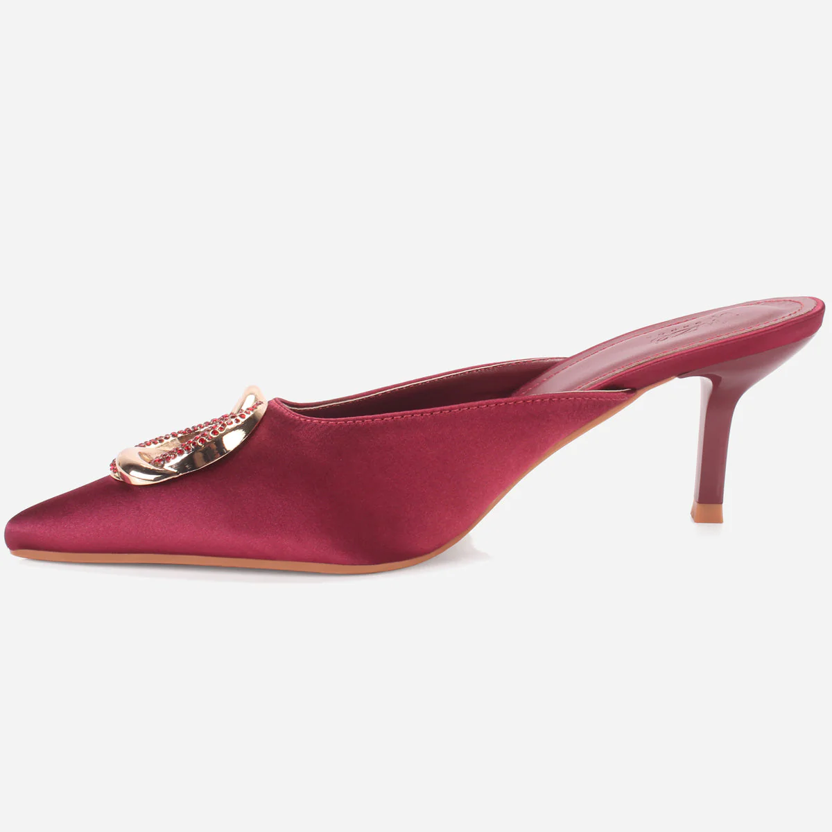 Womens "JINNY" Pointed Toe Wedding Heeled Sandals - Image 3