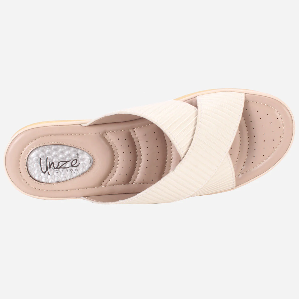 Womens "JOSEPHINE" Comfy Summer Wedge Slippers - Image 4