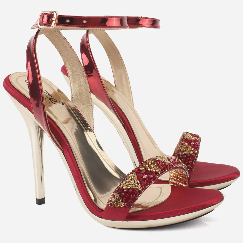 Women's "KARSON" Decorated Stiletto Sandals - Image 2