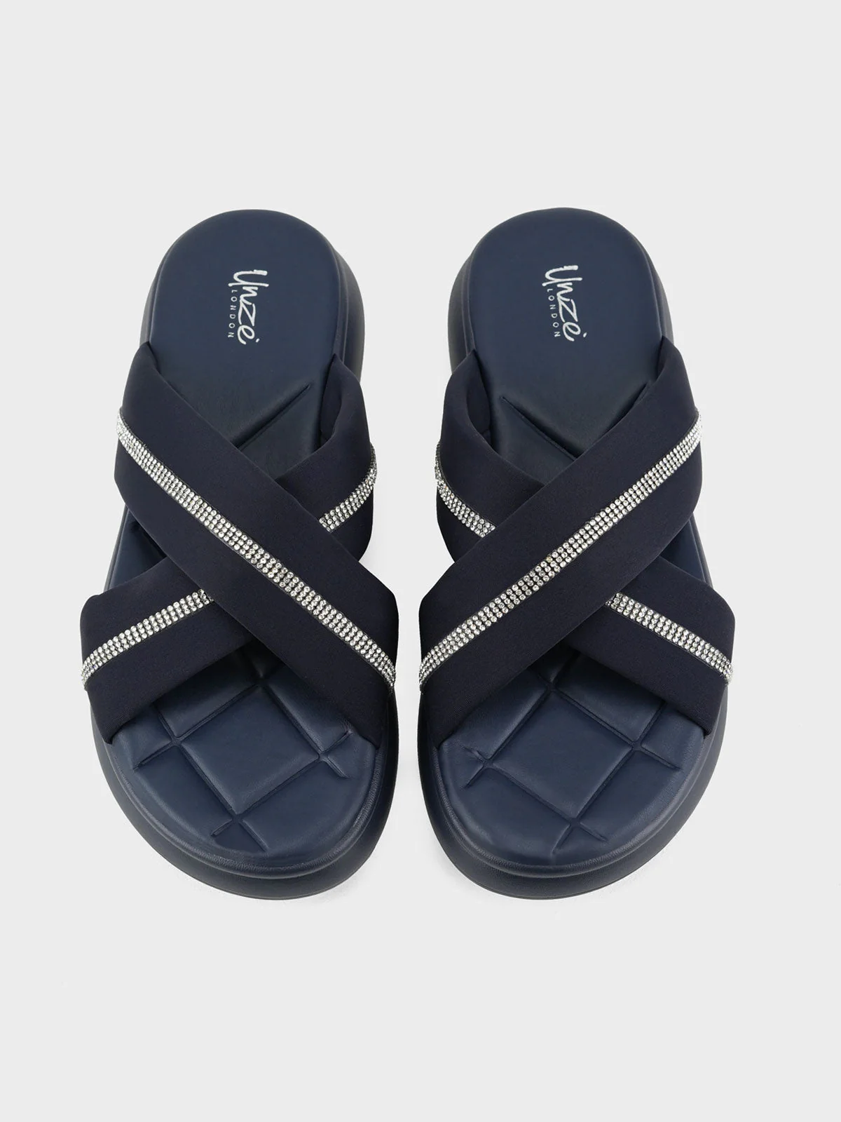 Womens "KEAWE" Crossover Casual Slippers - Image 6