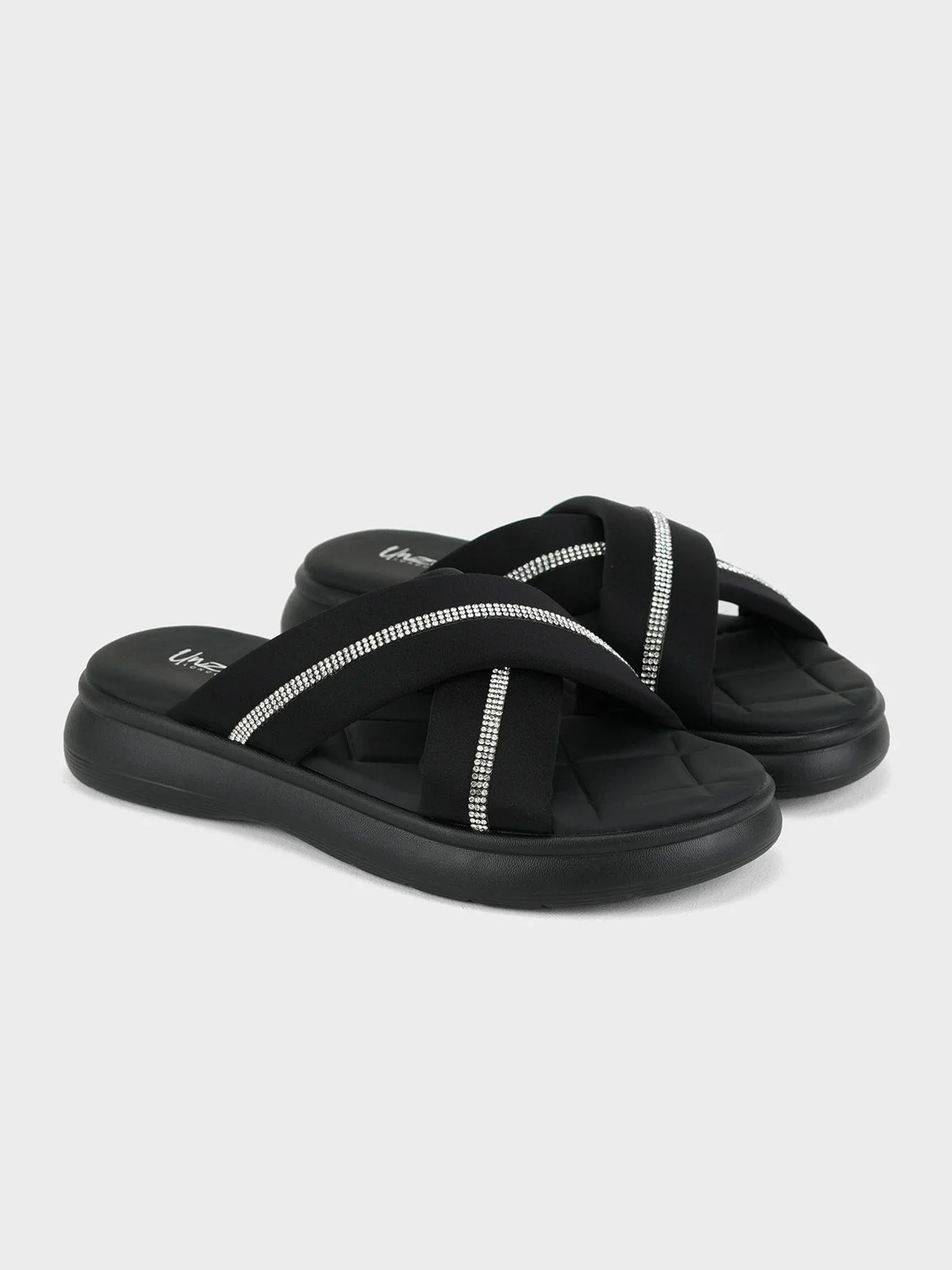Womens "KEAWE" Crossover Casual Slippers - Image 4