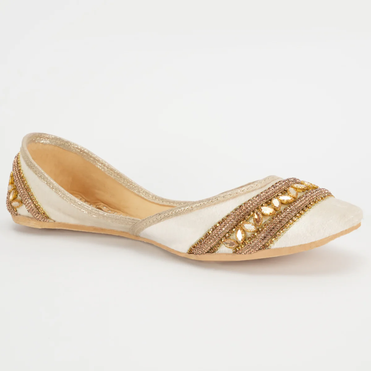 Women's "KEISIA" Embroidered Khussa