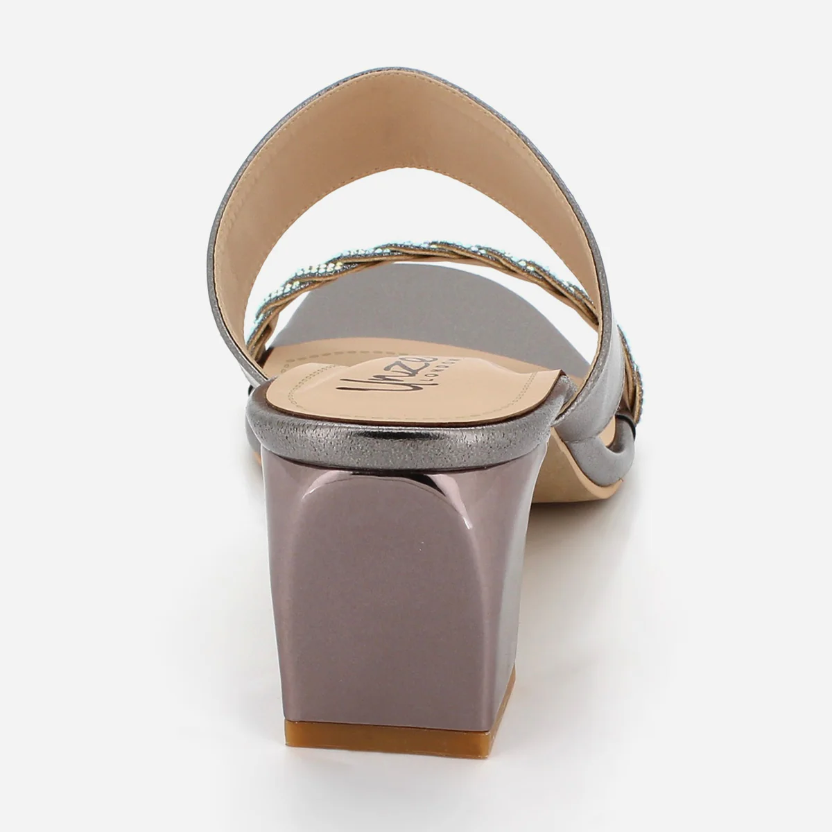 Womens "KESWA" Decorated Block Heel Sandals - Image 3