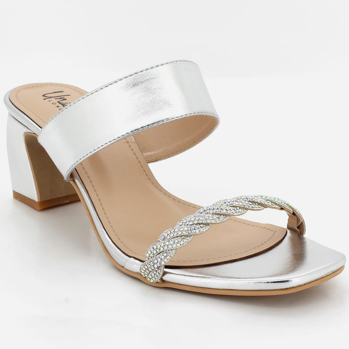 Womens "KESWA" Decorated Block Heel Sandals