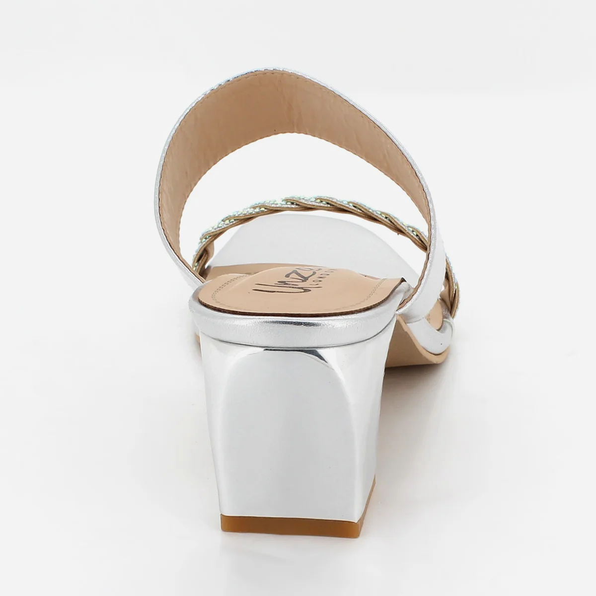 Womens "KESWA" Decorated Block Heel Sandals - Image 3