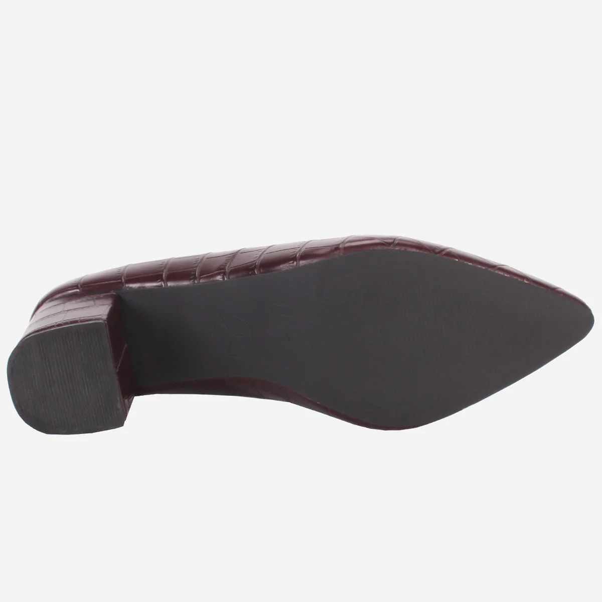 Women's "KIENNA" Textured Block Heel Courts - Image 5