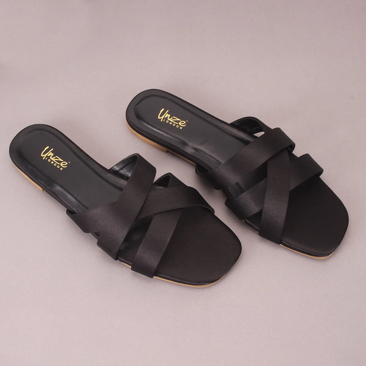 Womens "KILLEY" Flats Summer Open Toe Slippers - Image 6