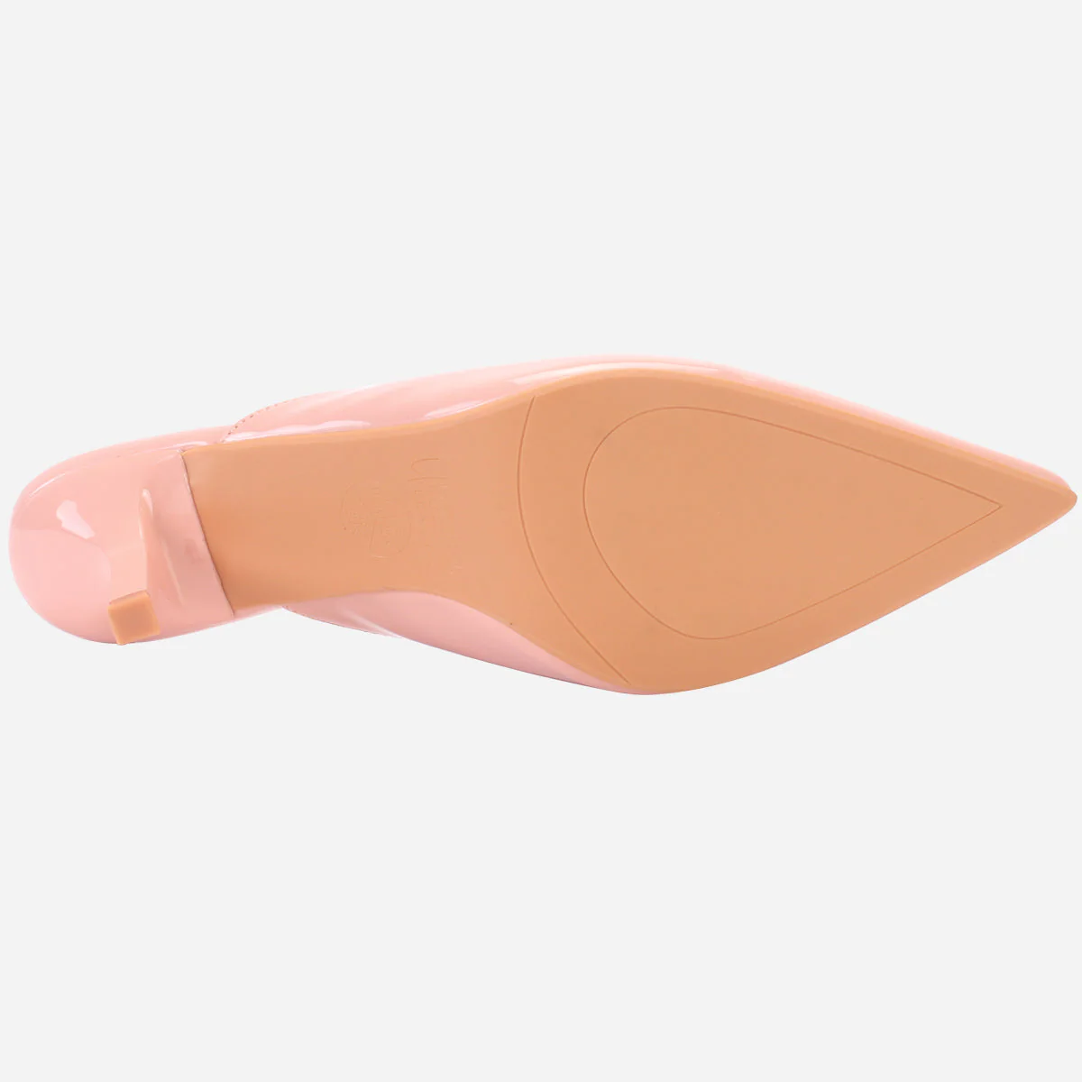 Womens "KIMARA" Pointed Toe Slide In Heeled Sandals - Image 5