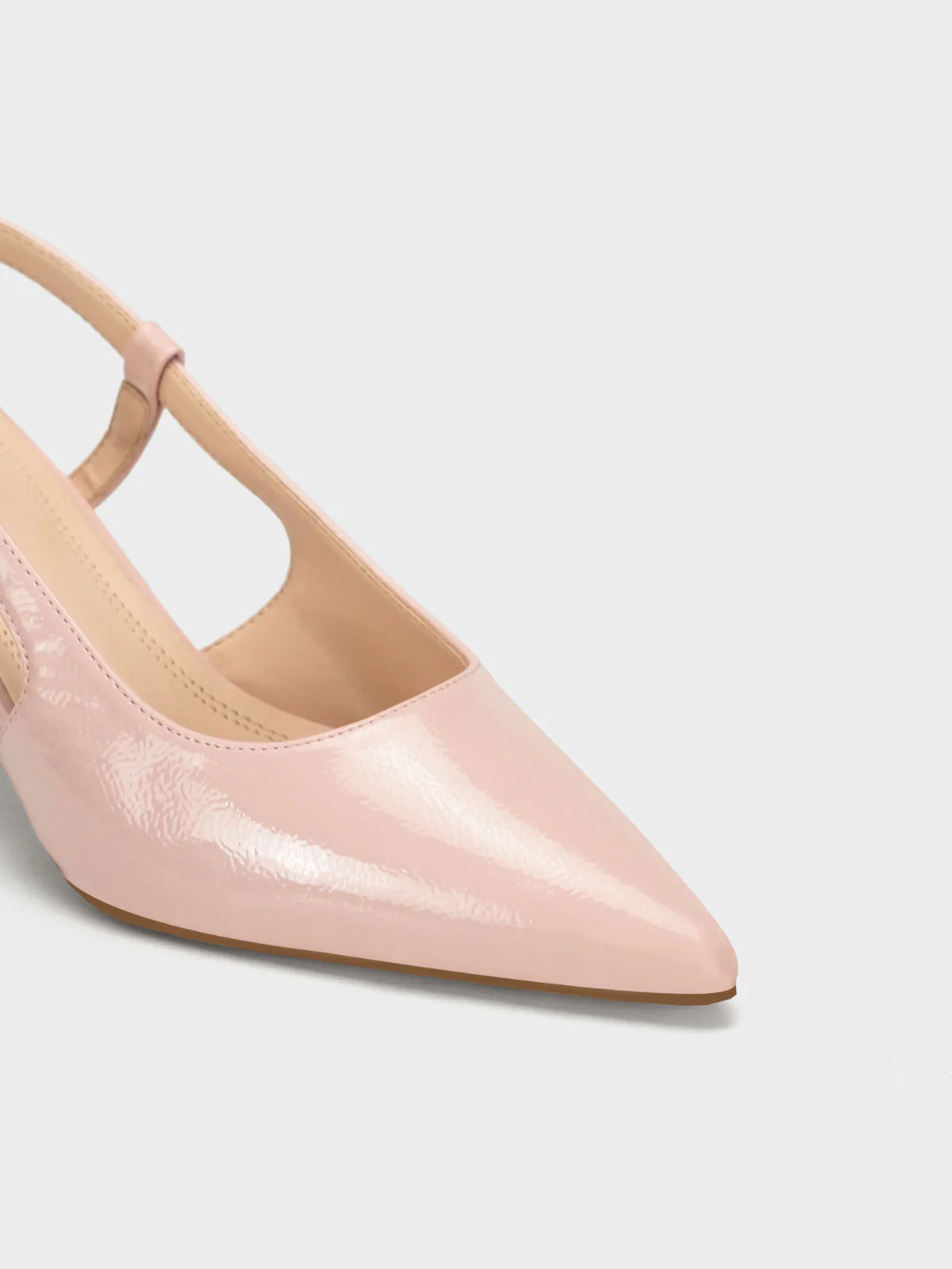 Womens "KOZUE" Pointy Slingback Sandals - Image 4