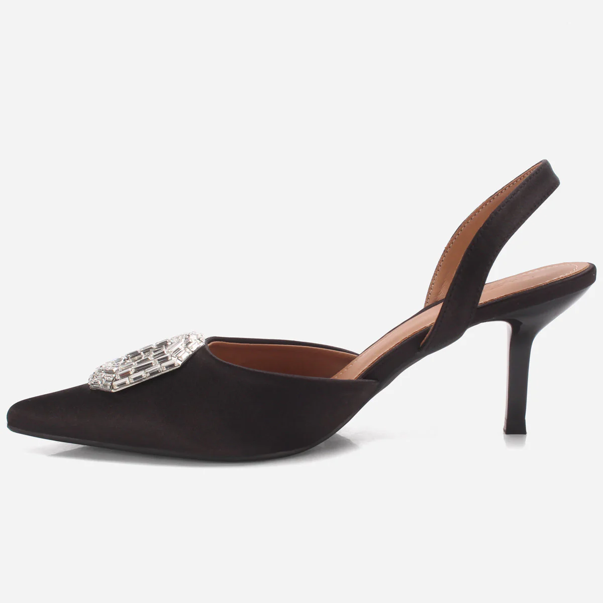 Womens "LAIA" Pointed Toe Decorated Pumps Sandals - Image 3