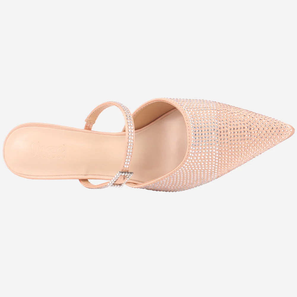 Women's "LIKORICE" Glittery Evening Sandals - Image 4