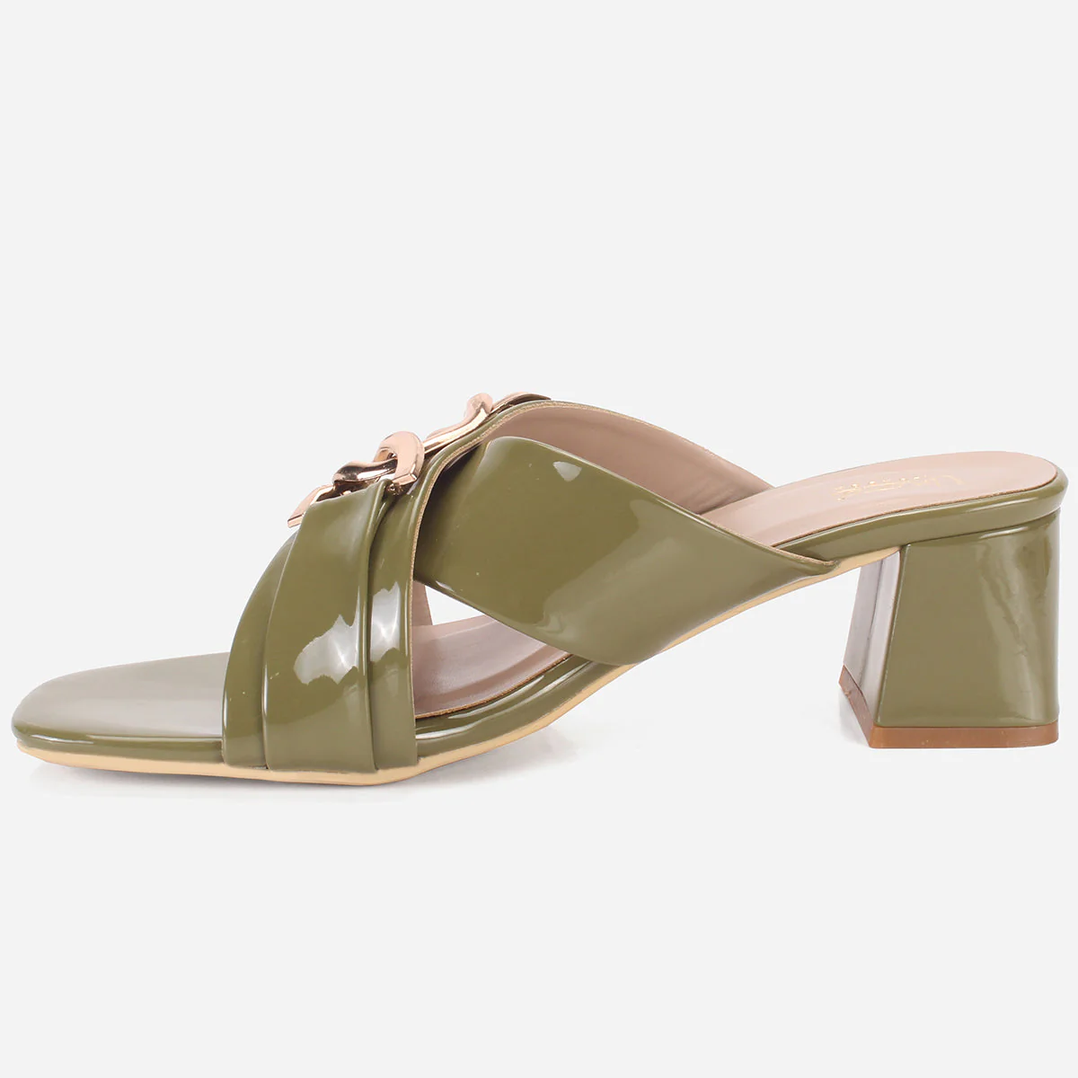 Womens "LINNLY" Block Heeled Sandals - Image 3